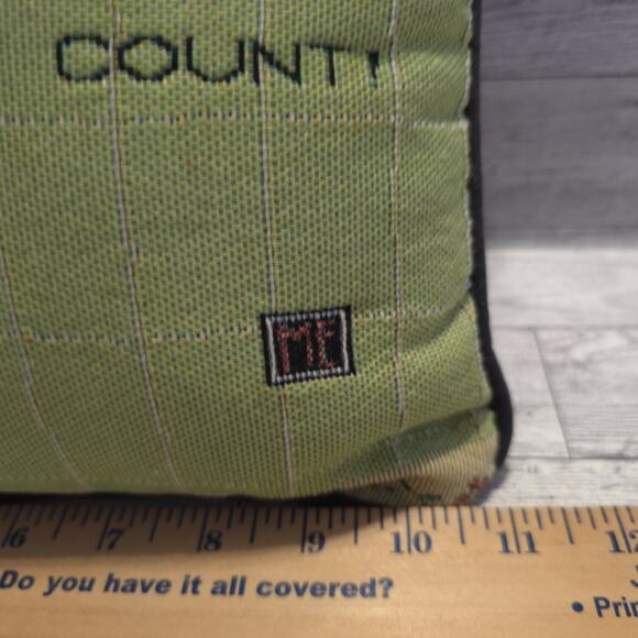 Mary Engelbreit "What you eat standing doesn't count!" Plush Pillow 12x8 - Picture 2 of 5